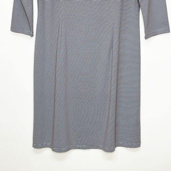 J. McLaughlin Striped 3/4 Sleeve Jersey Knit Dress Size Medium - Picture 5 of 9
